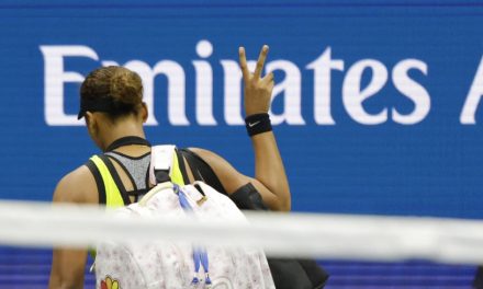 Naomi Osaka ‘back’ on tennis court two months after tearful exit