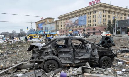 Russia warns Kyiv as Ukraine’s cities shelled and armed convoy stalls