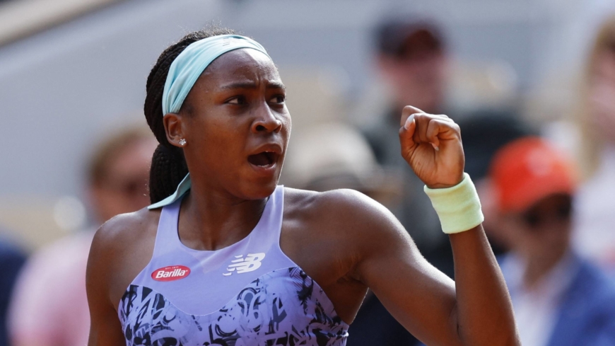 Coco Gauff uses French Open stage to call for end to gun violence