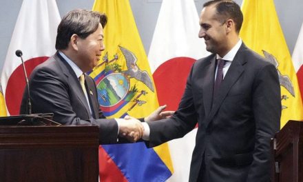 Foreign Minister Yoshimasa Hayashi voices hope for more Japan investment in Ecuador