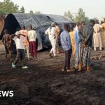 Fire engulfs crowd in Nigeria searching for fuel after accident